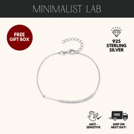 MINIMALIST LAB Sterling Silver CLAUDE Cable Tennis Bracelet | Gelang Tenis Kabel CLAUDE Perak