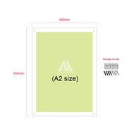 A2 size Acrylic Poster Frame/acrylic sandwich