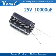 5PCS Higt quality 25V10000UF 18*35mm 10000UF 25V 18*35 Electrolytic capacitor
