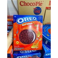 Combo of 3 boxes of Oreo Red Velvet Cookies with Cream Cheese Flavor 342g