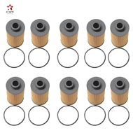 10Pcs Car Oil Filter for Borgward BX5 1.8T 2016- 2.0T 2017- BX6 2.0T 2017- BX7 2.0T 2015- BX7 TS 201