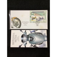 2003 Motorcycles &amp; Scooters Miniature Sheet Issue On FDC(Featuring MZ.125SM &amp; MZ-Perintis 120s Classic) #055664