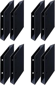 LC LICTOP Inclined 40 Degree Downward Sloping Connector for Upper Side Deck Railing Stair Handrail I