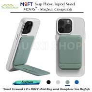MOFT MOVAS™ Snap Invisible Phone Tripod StandMagnetic CompatibleMultiple AngleFoldable Phone Stand and Selfie Holder for iPhone 12/13/14/15