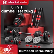 EBuy Dumbell set 20KG Barbell set Dumbbell Dumbell home exercise equipment fitness gym