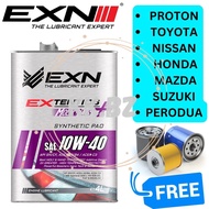 ‖ EXN 100% ORIGINAL ‖ EXN MOLYPLUS 10W40 4L - FREE OIL FILTER