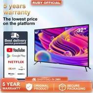 Smart TV 32 inch Android TV Murah 4K HD 43 Inch LED TV WiFi Netflix YouTube 5 year Warranty