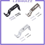 [Lzdhuiz2] Curtain Rod Bracket for 1" Rod Durable Adjustable Curtain Pole Bracket with Mounting Screws for Bedroom Home