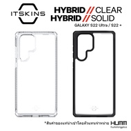 ITSKINS Hybrid Clear/Solid Case-Samsung Galaxy S22 Ultra/S22+