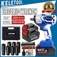 KELETOOL 3000NM Impact Wrench BN-988  Electric Wrench Drill Tool Gun 1/2'' Heavy Wrench Impact  High