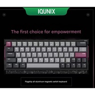 IQUNIX EV63 Flagship Magnetic Switch Keyboard, Gaming Dedicated Magnetic Jade Switch Pro, Valorant, 