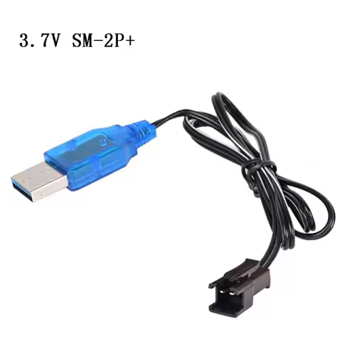 Y1UB 3.7V Battery USB Charger SM For RC Helicopter Quadcopter Toys Car Model Truck Charger Spare Par