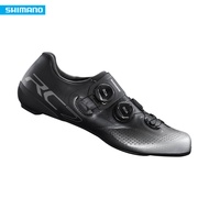 Road bike Shoes Shimano RC7 2022 Black/Silver and White (model RC702)