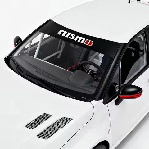 Nissan front windshield sunshade sticker - Waterproof vi For Nismo Nissans Tiida Teana Skyline Juke 