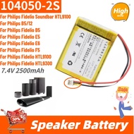 High Quality 104050-2S Replacement Speaker Battery 7.4V 2500mAh for Philips Fidelio B5  HTL9100 HTL9