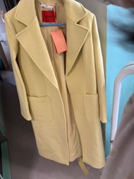 全新 100% New and 正品 Max & Co. GRISWOLD YELLOW 大衣