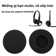 Tùy Chọn Tai Nghe Logitech H330 H340 H110 H111 Bọc Bông Thay Thế Bọc Tai Mềm Thoáng Khí Bảo Vệ Tai