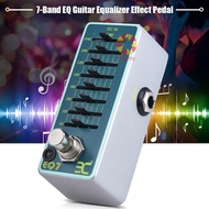 [topinone] ENO EX EQ7 Guitar Equalizer Effect Pedal 7-Band EQ Full Metal Shell True Bypass