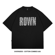 8.8 Rown Division Official Leopory Black Oversize T-Shirt