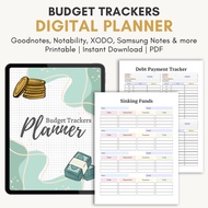 [DIGITAL PRODUCT] Digital Budget Planner, Undated Financial Planner, Finance Planner, Finance Tracke