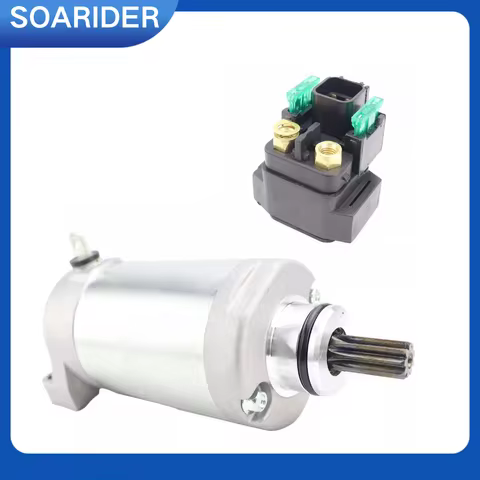 Starter & Relay For Yamaha Raptor 250 YFM25R Special Edition 2008-2013 YFM25R Special Edition II 200