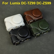 PU Leather Camera Bag For Panasonic Lumix ZS99 TZ99 Camera Cover