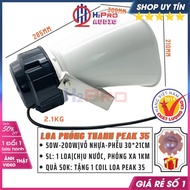Loa Nén 50W Loa Phóng Thanh PEAK-35 Cao Cấp Chính Hãng Vành Nhựa Chữ Nhật 30x21Cm-Chịu Nước-Tặng 1 C