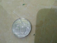 Uang Kuno 50 rupiah (perak) tahun 1999