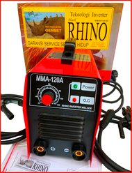 Mesin las listrik travo las listrik MMA 120A Rhino merah 900watt/ Mesin Las / Travo Las 120 A 900 Watt / Trafo Las Inverter - Rhino