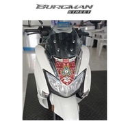 SRB front sticker for Burgman 125