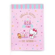 (會員專享清貨優惠價+免運費)   Japan Sanrio - Hello Kitty 日版 2022 B6 月間 手帳 Datebook 年曆 行事曆 備忘錄 月曆 日曆 kitty 凱蒂貓 KT 吉蒂貓 (日本假期)