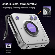 Synido Live Dock A20 Audio Interface for Live Streaming while Charging for Guitar Recording Music wi