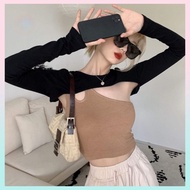 Kimberly Long Bolero Women's Crop Top T-shirt