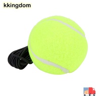 KKINGDOM Tennis Training Ball, Yellow Elastic String Rebound Ball, Tennis Adjustable Rope Tether Bal