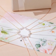 Baby Akoya 三珠 18K金 頸鏈