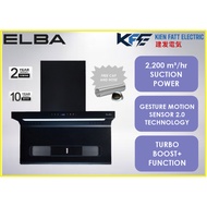 Combo Elba Designer Hood VENTA 2,200 m³/hr EHQ9693DC(BK) + Other Built In Gas Hob Packaged