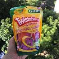 Gum Crayola Twistables baby dental floss 90 pieces Kids Floss