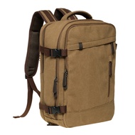KAUKKO Canvas Backpack Women's Travel Backpack 40L Men Business Backpack School Large Capacity Lapto