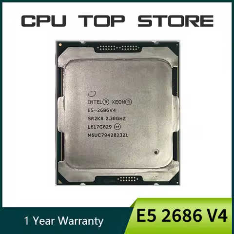 Intel Xeon E5 2686 V4 2686V4 2.3GHz 18-Cores 145W LGA 2011-3 CPU Processor