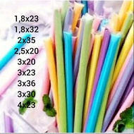 Pencil Ice Plastic Size (25 grams) 1.8x23/1.8x32/2x35/3x20/3x26/4x23/3x30/2.5x20/4x16