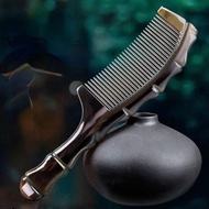 Natural Horn Comb Handmade Ox Horn Comb Detangler Anti-static Fine Tooth Massage Scalp Bamboo Shape Hair Combs