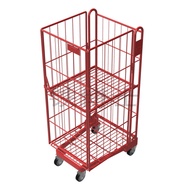 ST-🚤Dr. IronT2Foldable Logistics Trolley Storage Cage Turnover Trolley Manufacturer Customization CQSQ