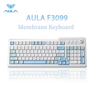 AULA F3099 Tri-mode RGB 99 Keys Membrane Keyboard for Wireless Office mute Keyboard Multi-function R