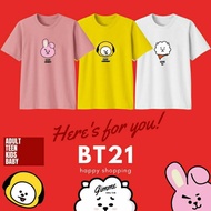 Bt21 bts kpop t-shirt korean bts bt21 clothes/