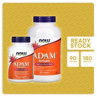 [Ready Stock] NOW Foods ADAM Superior Men's Multi ( 90 / 180 softgels)
