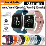 Garmin Venu Sq / sq music Silicone Strap For Garmin Venu sq / sq 2 music Sport Watch Band For Garmin Venu Smart Watch