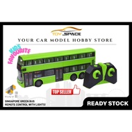 [TINY] Remote-Controlled Car - Singapore B8L Bus (Green) (1:43)