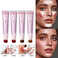 Popular Pudaier Liquid Blush Highlight Contour Rouge Matte Blush Cream Pearl Blush Stick
