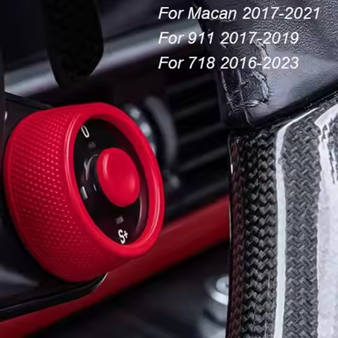 1Pc Steering Wheel SC Ejection Knob Button For Porsche Cayenne Panamera Macan 911 718 Boxster Taycan