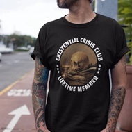 American Existential Crisis Club - Lifetime Member Fun Philosopher Shirt Men's and Women's Trend T-s
